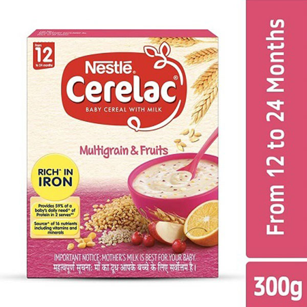 CERELAC 10 MONTHS RICE FRUIT 400GM